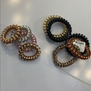 set of 8 hair ties